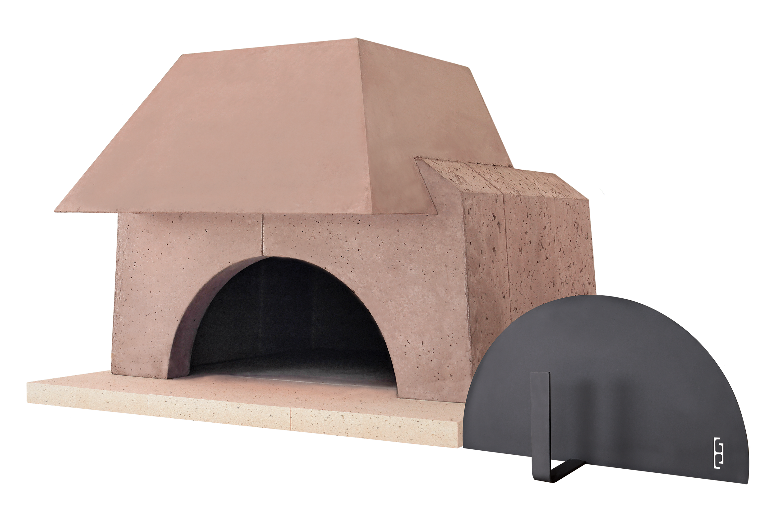 Compacte doe-het-zelf houtoven